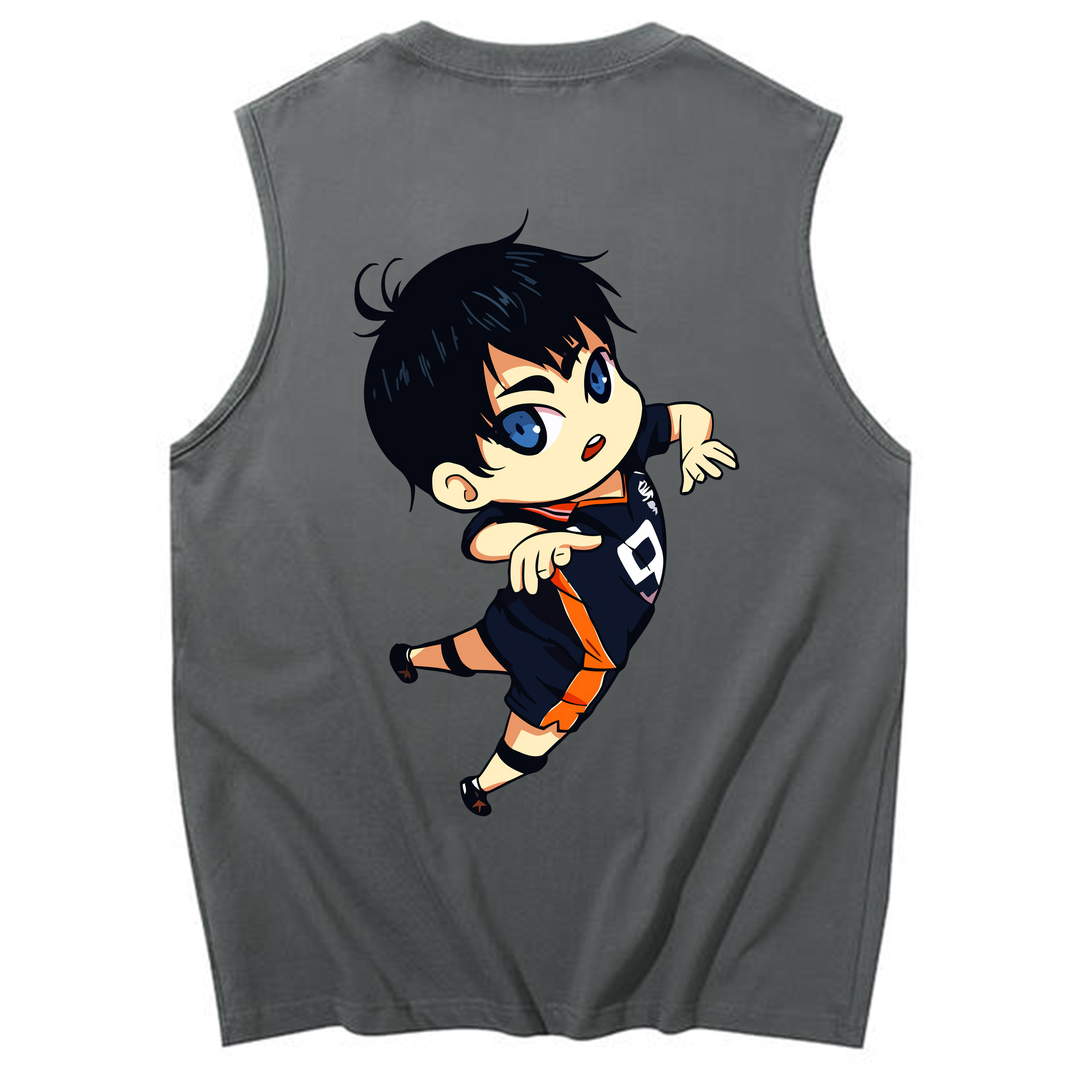 （画像用） ハイキュー!! Haikyu!! コットン100％タンクトップ（背面プリント）